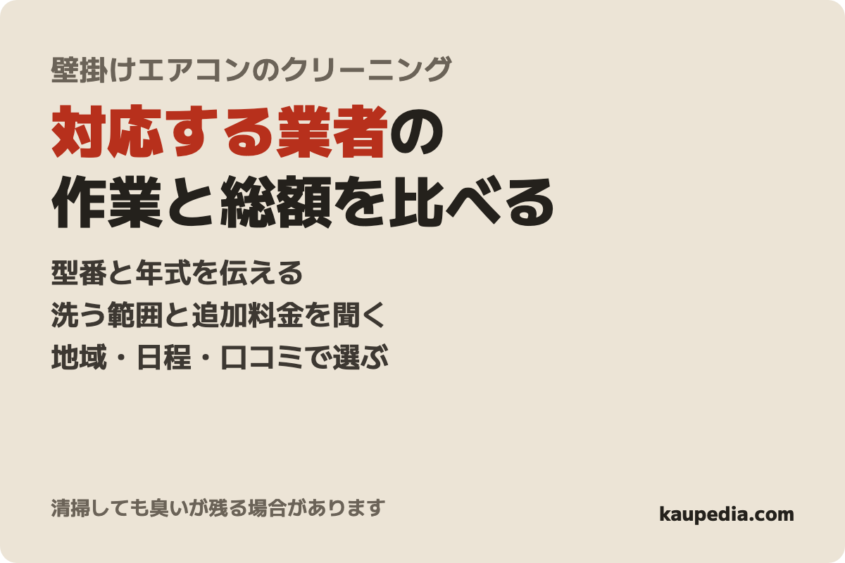 ユアマイスター エアコンクリーニング（壁掛型）の表紙