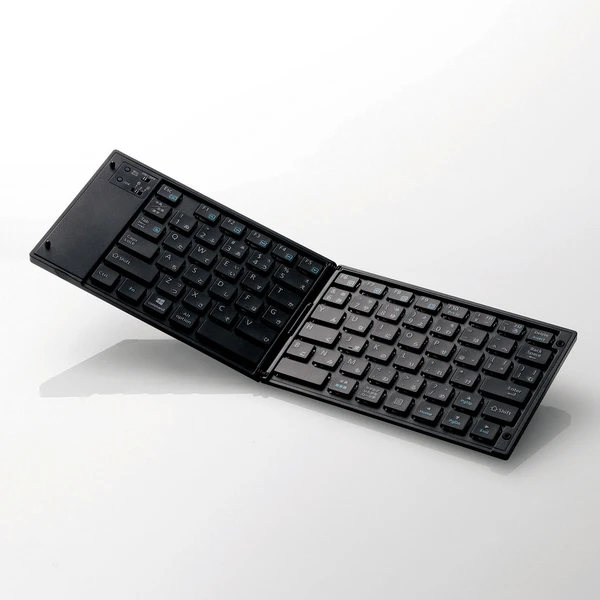 TK-FLP01BK 折りたたみ Bluetooth キーボード。エレコムの商品画像。