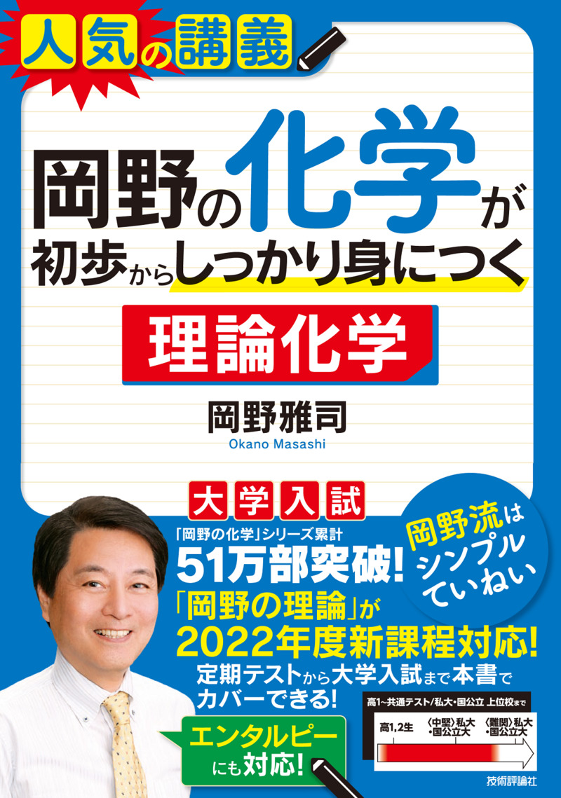 岡野の化学が初歩からしっかり身につく「理論化学」の表紙