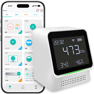 LinkJapan eAir3 CO2センサー NDIR方式 Wi-Fiの表紙